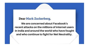 (Es) Carta abierta a Mark Zuckerberg sobre la defensa de la neutralidad de la red en la India